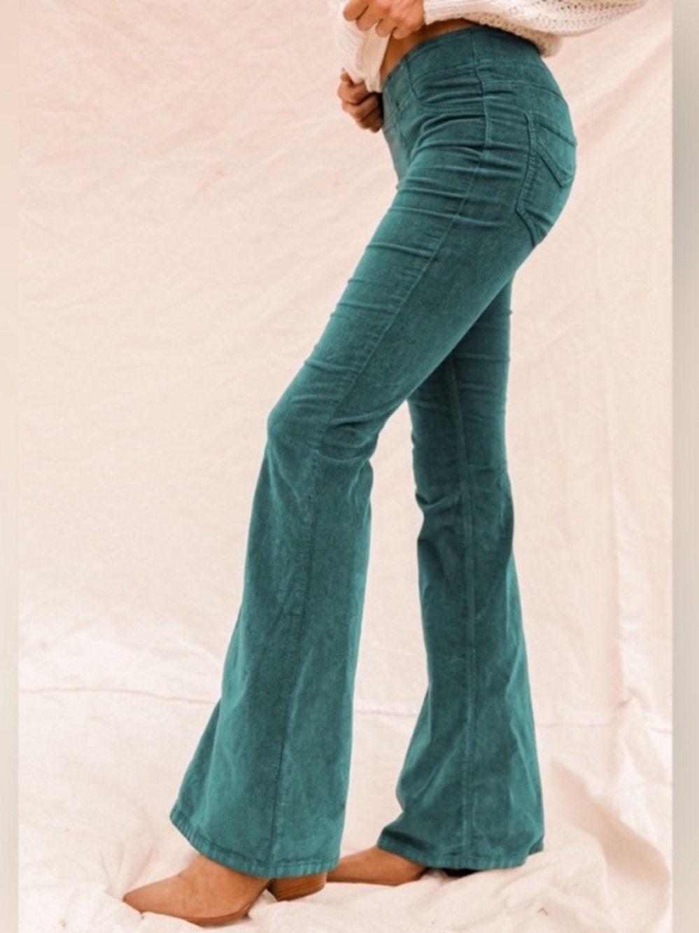 New Free Penny Pull On Corduroy Flare Pants 25